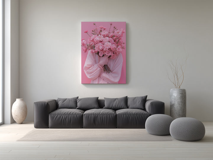 Faceless Florals  Canvas Poster