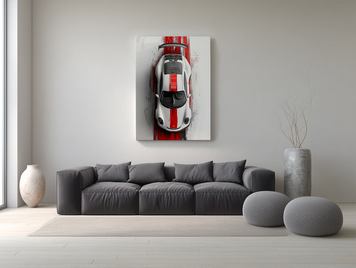 Vortex Racer  Canvas Poster