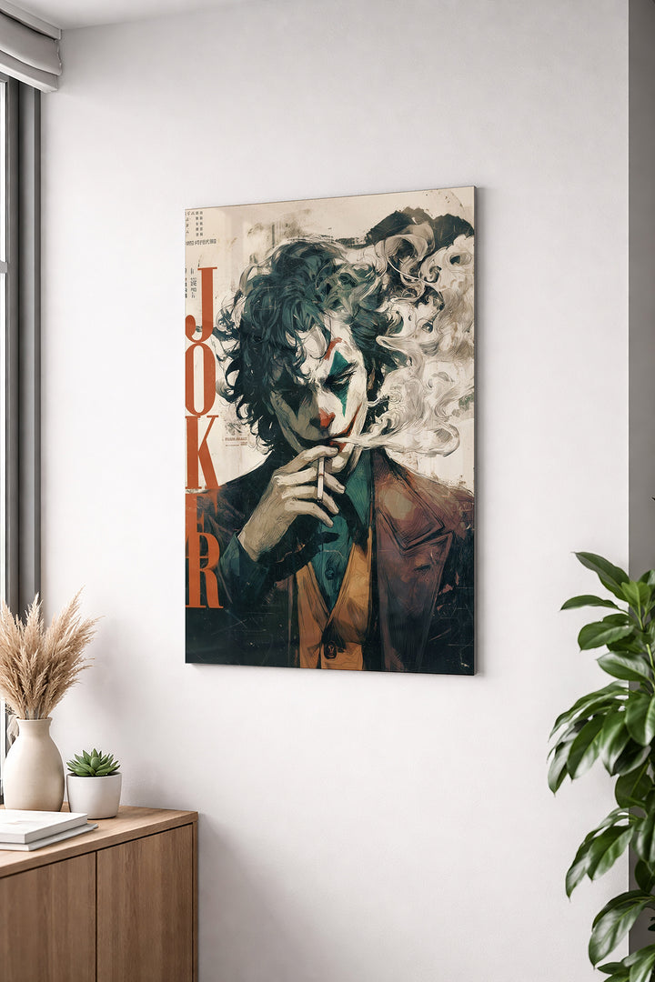 Gotham Smoke Joker Wall Poster