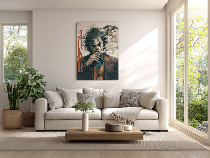 Gotham Smoke Joker Wall Poster