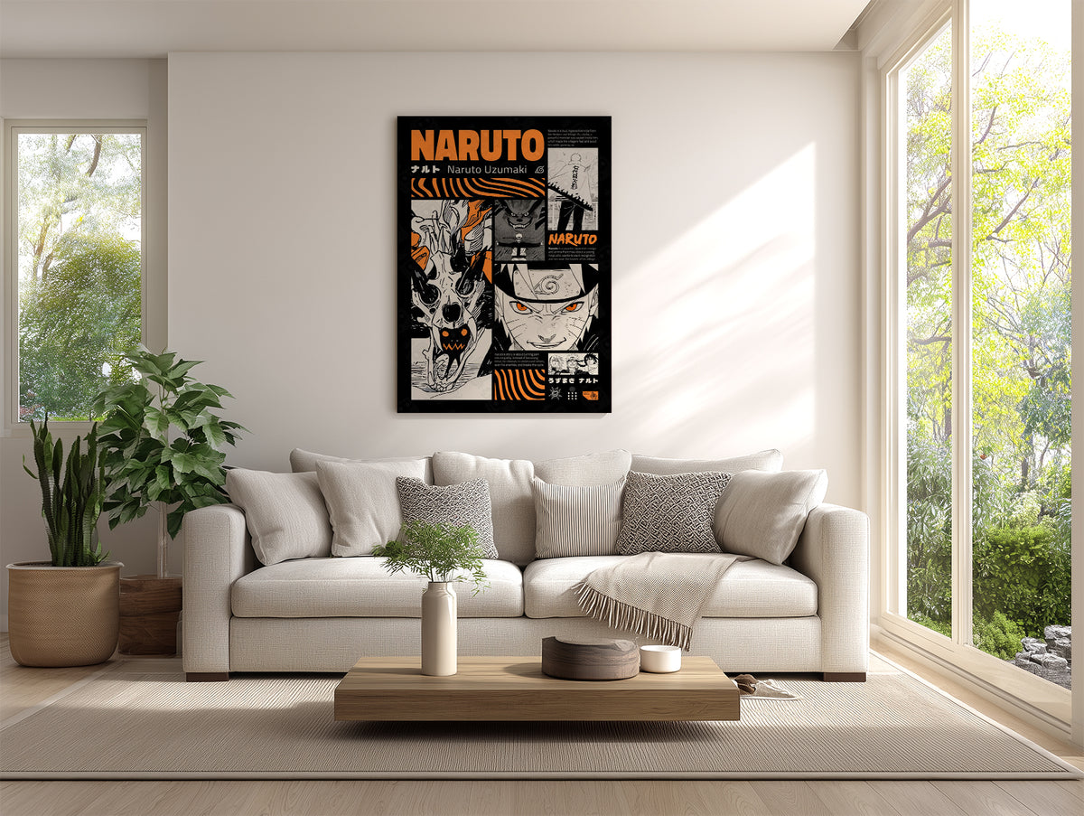 Naruto Rage Mode Wall Poster