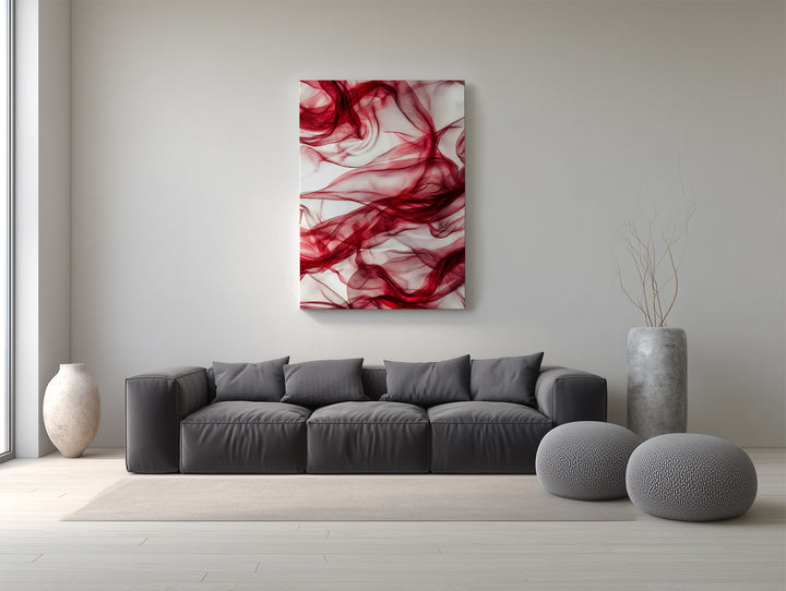 Ruby Mist Modern  Canvas Poster