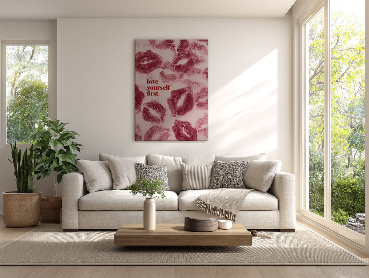Crimson Kiss   Wall Poster