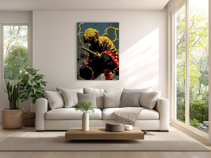 Shadow Lightning Warrior Wall Poster