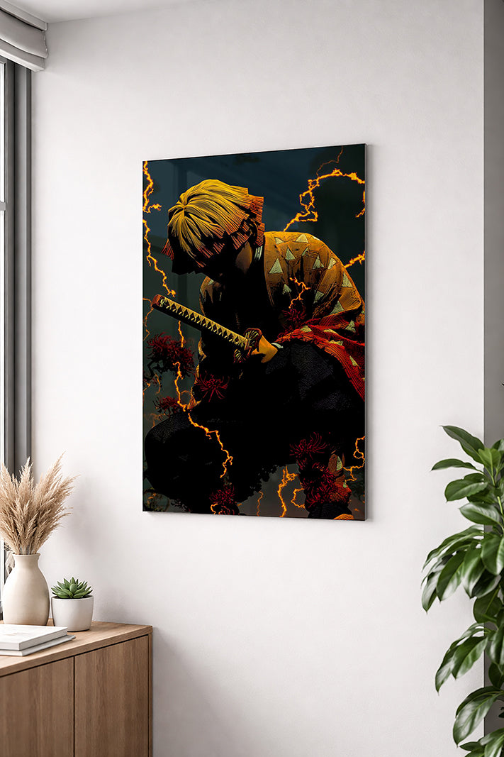 Shadow Lightning Warrior Wall Poster