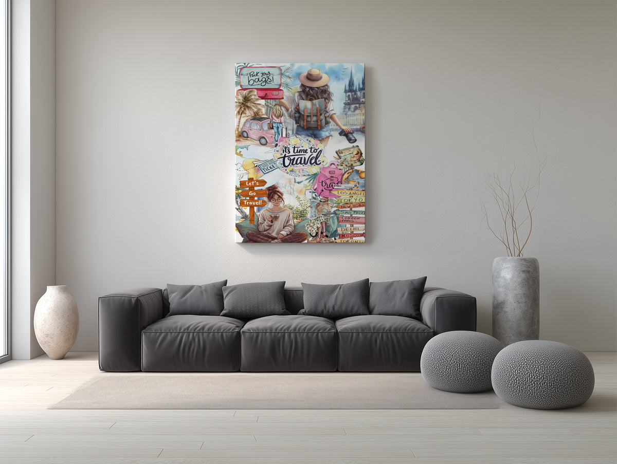 Time to Travel  Canvas Poster