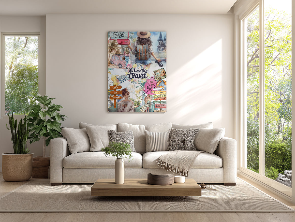 Journey Begins Here Wall Poster