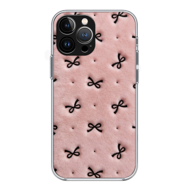 Blush Bow Plush Case