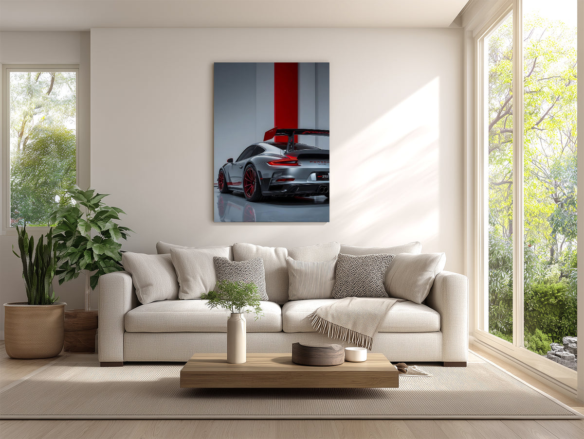 Crimson Velocity GT Acrylic Wall Poster
