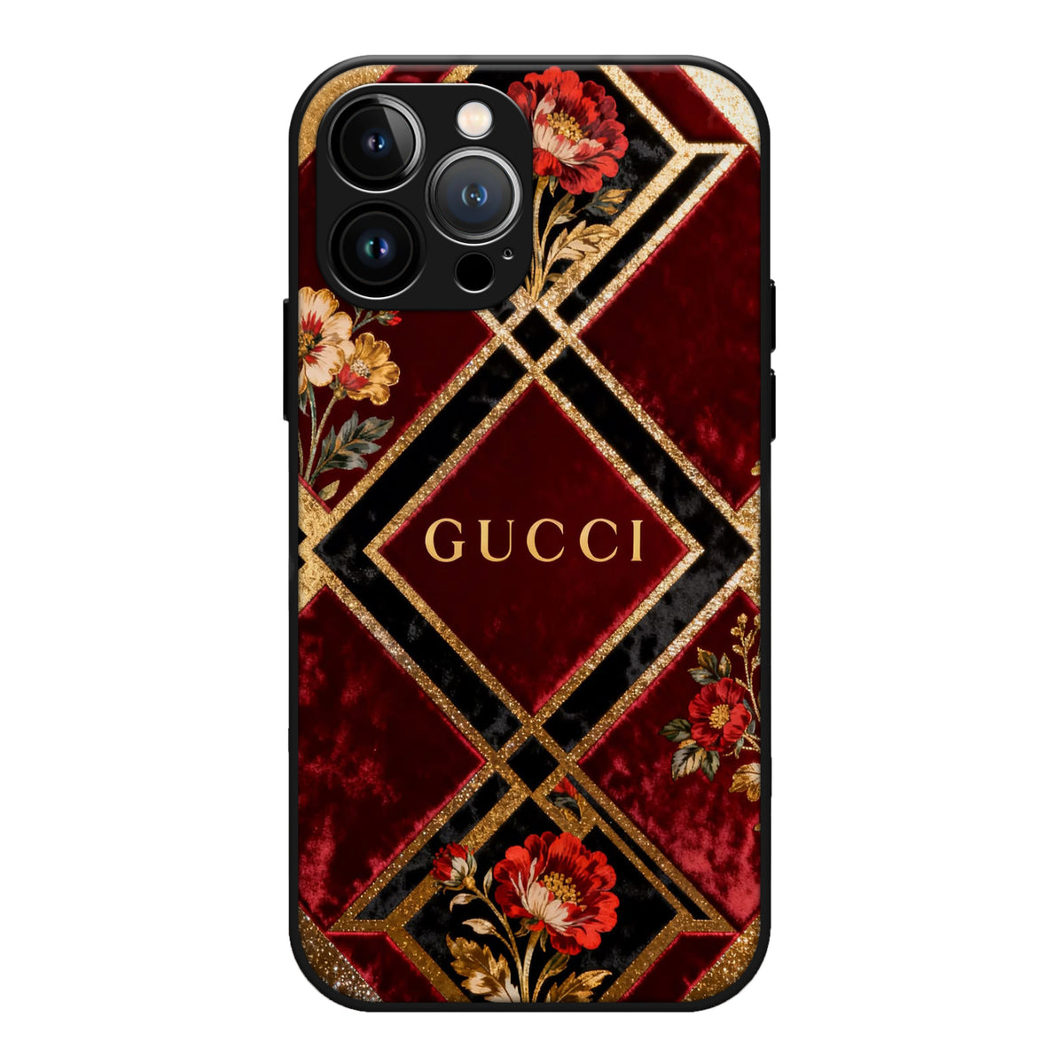 Crimson Luxe Bloom Case