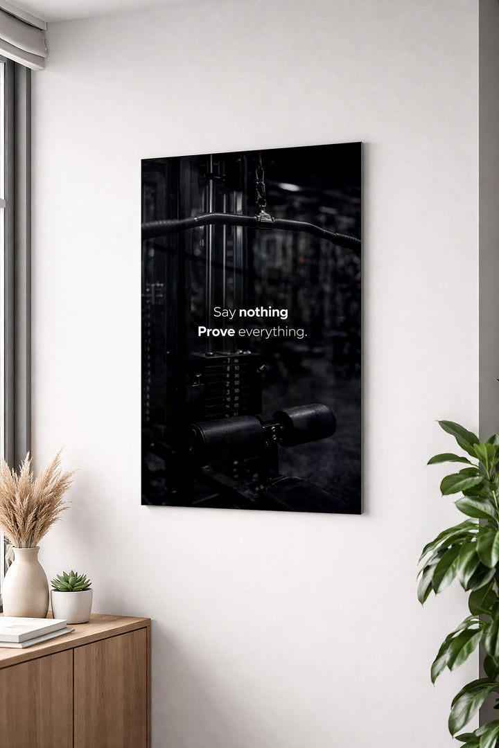 Gym Discipline Wall Poster