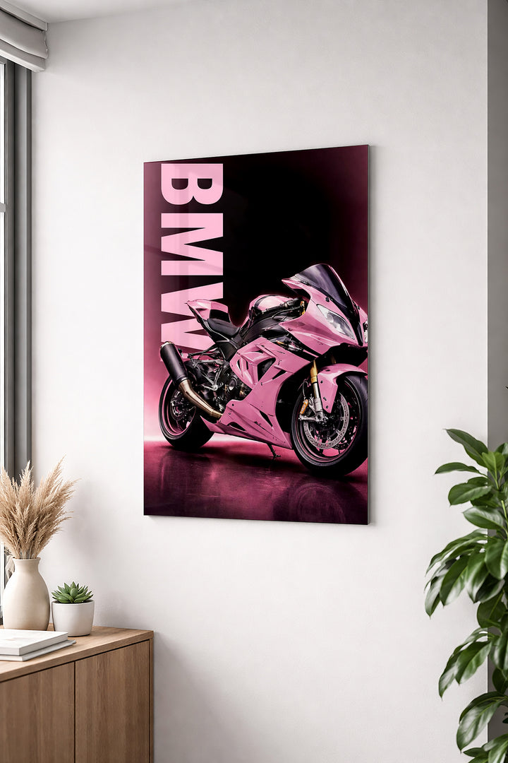 Pink Apex BMW Wall Poster