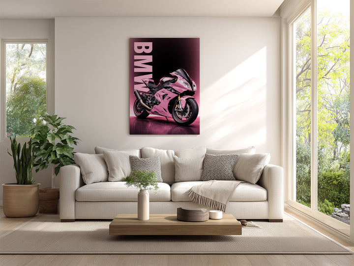 Pink Apex BMW Wall Poster