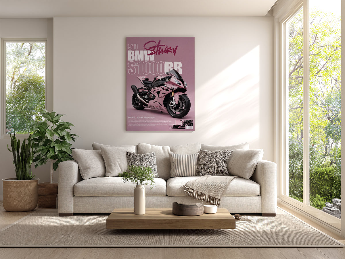 Blush Beast BMW  Wall Poster