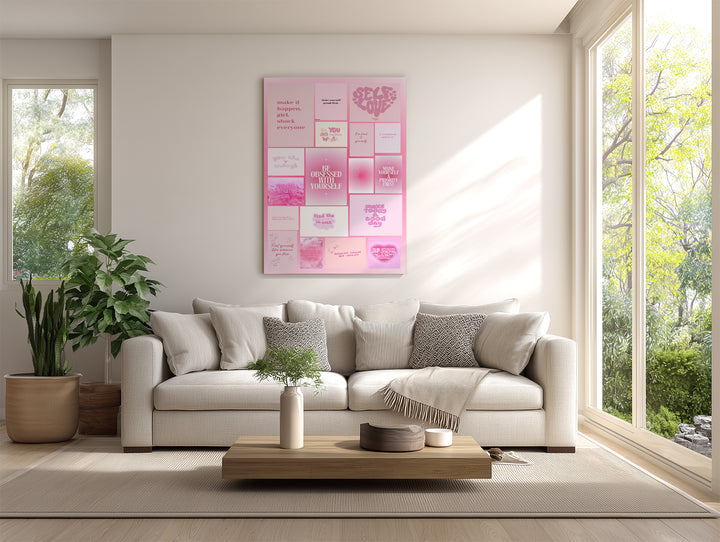 Pink Power Manifesto Wall Poster