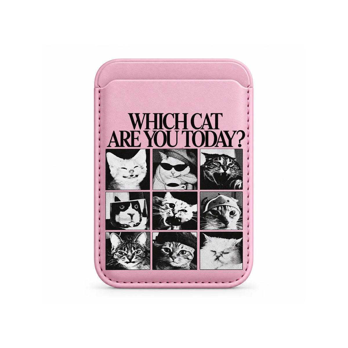 Which Cat Are You Today MagSafe Card Wallet