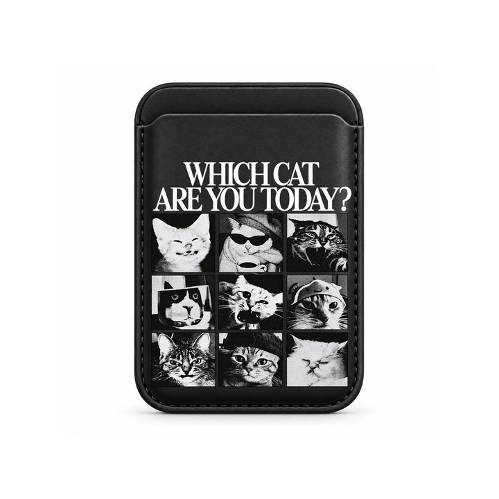 Which Cat Are You Today MagSafe Card Wallet