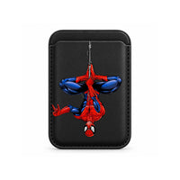 Upside Down Web Hero MagSafe Wallet Black