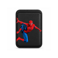 Leaping Web Hero MagSafe Wallet Black