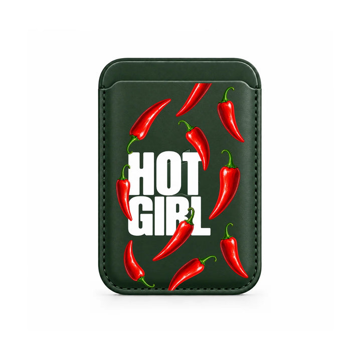 Hot Girl Chillies MagSafe Card Wallet