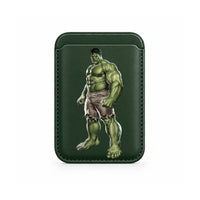 Green Rage Hero MagSafe Wallet Dark Green