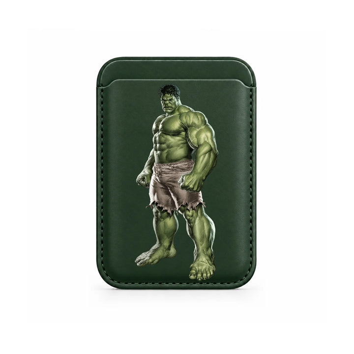Green Rage Hero MagSafe Card Wallet