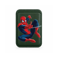 Web Shooter Pose MagSafe Wallet Dark Green