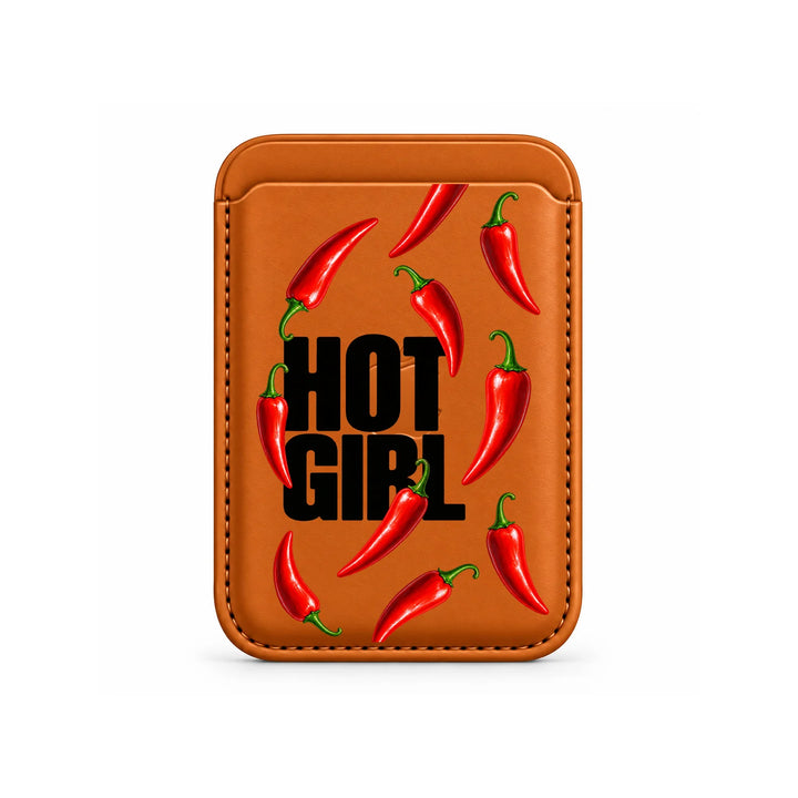Hot Girl Chillies MagSafe Card Wallet