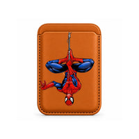 Upside Down Web Hero MagSafe Wallet Orange