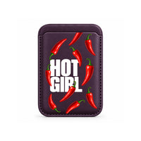 Hot Girl Chillies MagSafe Wallet Purple