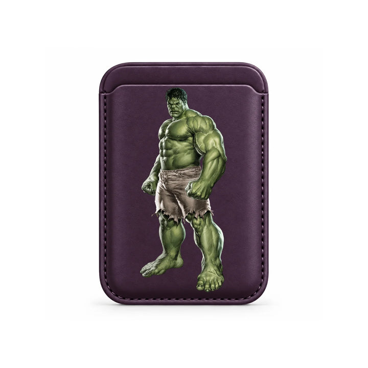 Green Rage Hero MagSafe Card Wallet
