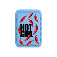 Hot Girl Chillies MagSafe Wallet Sky Blue