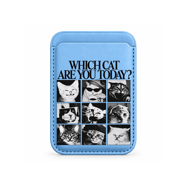 Which Cat Are You Today MagSafe Card Wallet