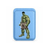 Green Rage Hero MagSafe Wallet Sky Blue