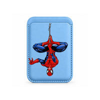 Upside Down Web Hero MagSafe Wallet Sky Blue
