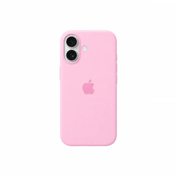 Premium Solid Silicone MagSafe Compatible Case for iPhone – Pastel Pink