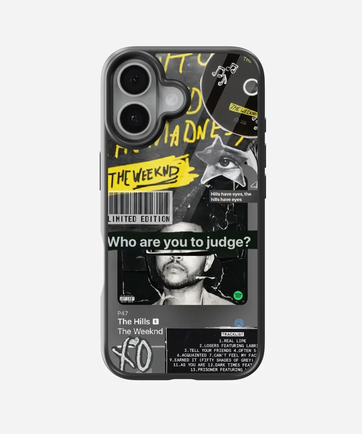 The Weeknd "The Hills" Collage Phone Case