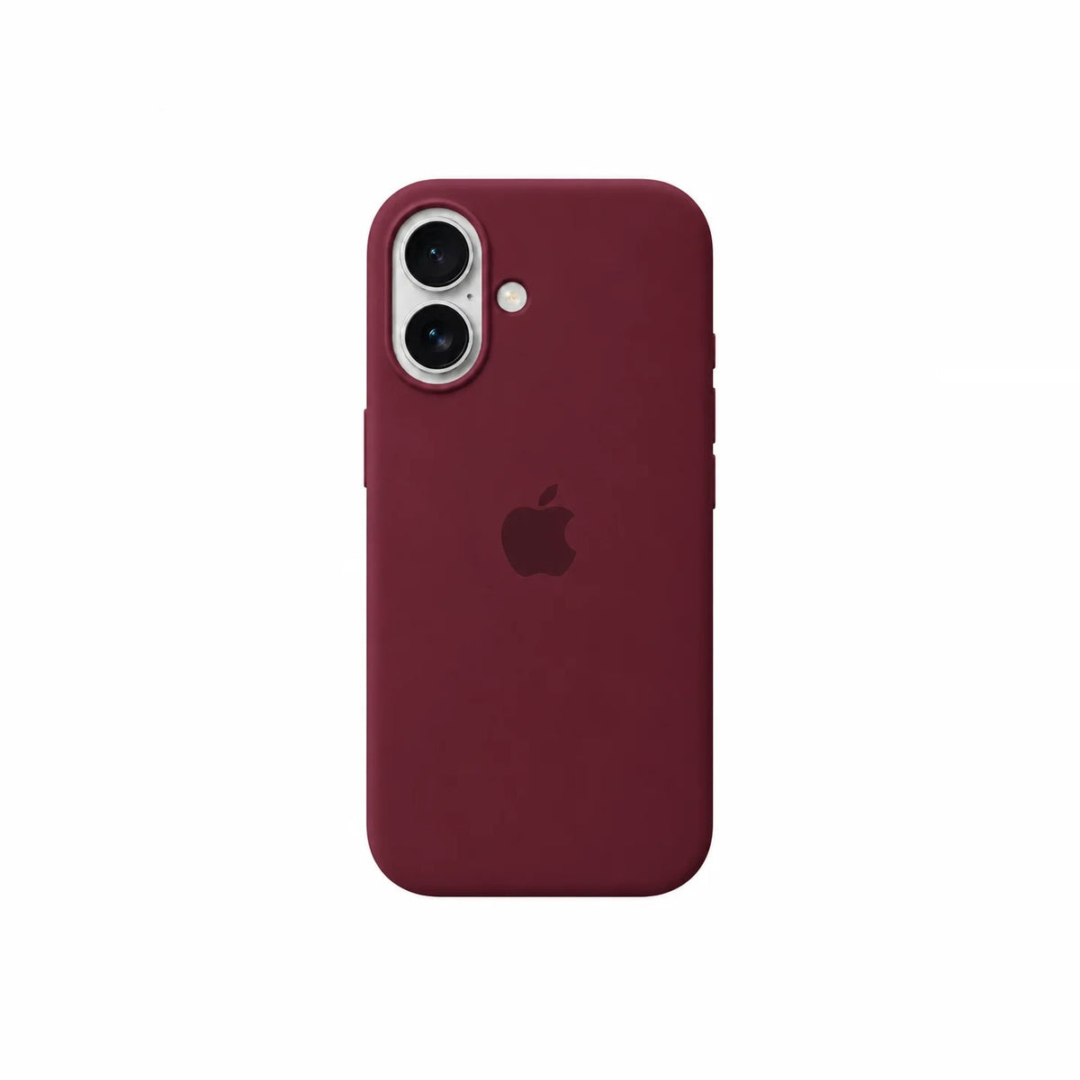 Premium Solid Silicone MagSafe Compatible Case for iPhone – Wine Red